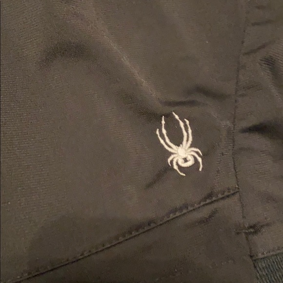 Spyder black collared zip up - Picture 4 of 9